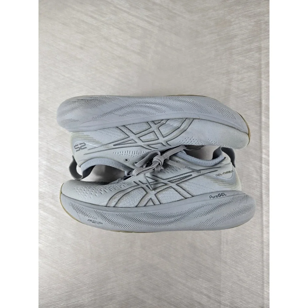 Asics Gel-Nimbus 25 Grey Running Shoes 1012B356 Womens Size 9